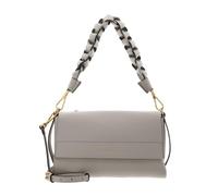 Coccinelle Leather cross body bag Boheme Grana Double Shoulder Bag Eucalipto/Fango green-grey