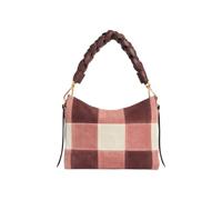 Coccinelle Leather cross body bag Boheme Vichy Patch Handbag Mu. Wi. Ros/Berry purple