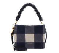 Coccinelle Leather cross body bag Boheme Vichy Patch Handbag Mul. Stove/Midn. dark blue