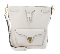 Coccinelle Leather cross body bag shoulder bag Beat Generatio Bucket Bag Pearl creme-white
