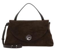 Coccinelle Leather cross body bag shoulder bag Nikla Suede Bim Handbag Fango/Fango dark green