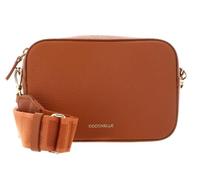 Coccinelle Leather cross body bag Tebe Crossover Bag Crab light brown
