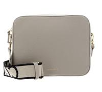 Coccinelle Leather cross body bag Tebe Crossover Bag Eucalipto green-grey