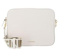 Coccinelle Leather cross body bag Tebe Crossover Bag Pearl creme-white