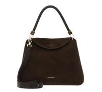 Coccinelle Leather cross body bag Tiggy Handbag Suede Leath. / Grained Le. Fango/Fango dark green