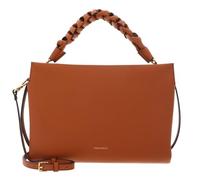 Coccinelle Leather handbag cross body bag Boheme Grana Double Hand Bag Crab/Jellyfish light brown