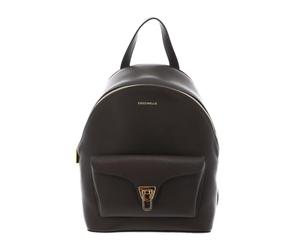 Coccinelle Leather leisure backpack Beat Generatio Backpack Fango dark green