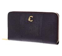 Coccinelle Leather Purse C-Me Lizard Wallet Prune Dark Purple