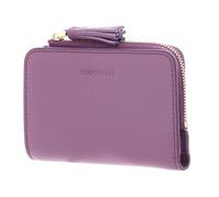 Coccinelle Leather Purse Tassel Wallet Jellyfish Purple
