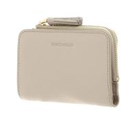 Coccinelle Leather Purse Tassel Wallet Sandshell Beige