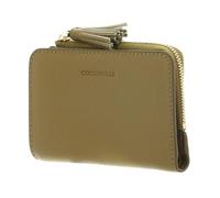 Coccinelle Leather Purse Tassel Wallet Seagrass Khaki