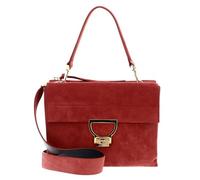 Coccinelle Leather shoulder bag Arlettis Suede Medium Handbag Foliage Red