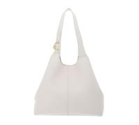 Coccinelle Leather shoulder bag C-Easy Shopper Pearl creme-white