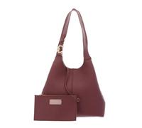 Coccinelle Leather shoulder bag C-Easy Shopper Winter Rose old pink