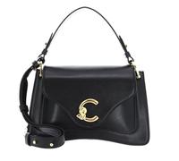 Coccinelle Leather shoulder bag cross body bag C-Me Calf Handbag Noir black