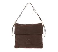 Coccinelle Leather shoulder bag cross body bag Lidia Suede Le. / Smooth Le. Shoulderbag Warm Ta/Warm Ta taupe