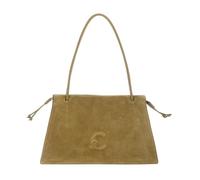 Coccinelle Leather shoulder bag Dulse Suede Shoulderbag Seagrass/Seagrass khaki