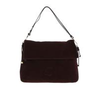 Coccinelle Leather shoulder bag Lidia Suede Le. / Smooth Le. Shoulderbag Brunette/Brunet dark brown