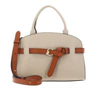 Coccinelle Leather shoulder bag Sabine New Tric Handbag Sandshell/Pearl/Crab beige