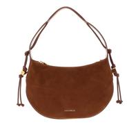 Coccinelle Leather Thess Suede Bim Shoulder Bag Cognac/Cognac light brown