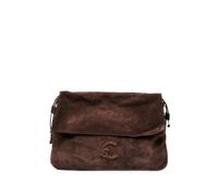 Coccinelle Lidia Medium suede shoulder bag - Brown OS
