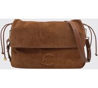 COCCINELLE Lidia Suede Calfskin Shoulder Bag with Drawstring