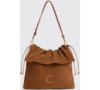 COCCINELLE Lidia Suede Shoulder Bag with Drawstring Closure