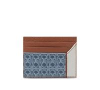 Coccinelle Loreen monogram card holder - Blue One Size