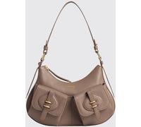 COCCINELLE Mavery Grained Leather Shoulder Bag with Zip Closure
