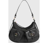 COCCINELLE Mavery Grained Leather Shoulder Bag with Zip Closure