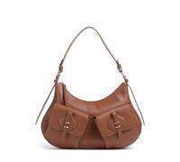 Coccinelle Mavery Pocket | leather Hobo bag | brown