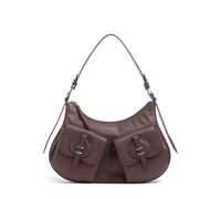 Coccinelle Mavery Pocket | leather Hobo bag | brown