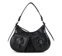 Coccinelle Mavery Shoulder Bag Genuine Leather 35 cm black