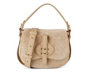 Coccinelle Mavery Shoulder Bag Leather 22 cm beige