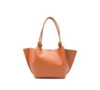 Coccinelle medium Finn knot leather tote bag - Brown One Size