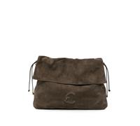 Coccinelle medium Lidia suede shoulder bag - Green OS