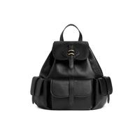 Coccinelle medium Mavery grained leather pocket-detail backpack - Black OS