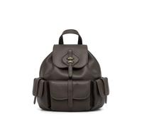 Coccinelle medium Mavery Pocket pebbled leather multi-pocket backpack - Brown OS