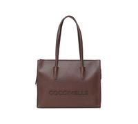 Coccinelle medium Myrtha26 logo-embossed leather tote bag - Brown OS
