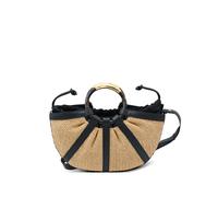 Coccinelle medium Shell straw tote bag - Neutrals One Size