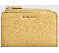 COCCINELLE Metallic Soft Bifold Grained Leather Wallet - Size: OS - female