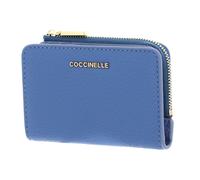 COCCINELLE Metallic Soft Credit Card Holder Azul