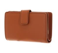 COCCINELLE Metallic Soft Mini Wallet Grained Leather Crab