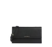 Coccinelle Metallic Soft Wallet, female, black