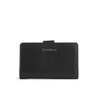 Coccinelle Metallic Soft Wallet, female, black