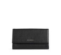 Coccinelle Metallic Soft Wallet, female, black
