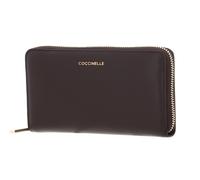 COCCINELLE Metallic Soft Wallet Grained Leather Fondant Brown