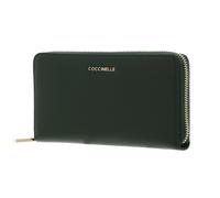 COCCINELLE Metallic Soft Wallet Grained Leather Garden Green