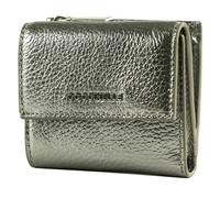 COCCINELLE Metallic Soft Wallet Grained Leather Steel