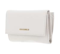 COCCINELLE Metallic Soft Wallet Grainy Leather Blanco